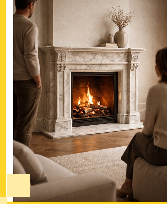 Мраморные камины под ключ в Орске от 258500 р. | ЭриданРск