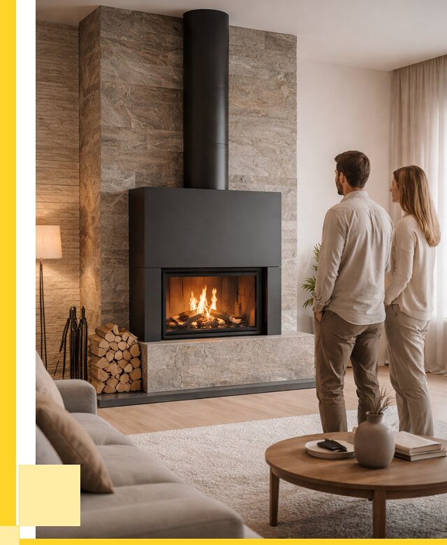 Закрытые камины под ключ в Орске от 124080 р., ЭриданРск