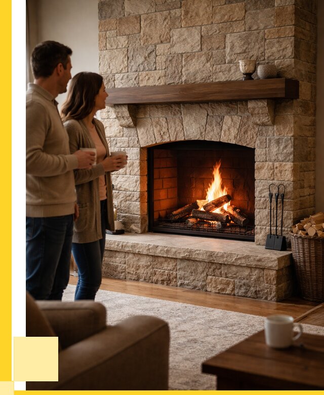 Каменные камины на заказ в Орске от 186120 р. | ЭриданРск