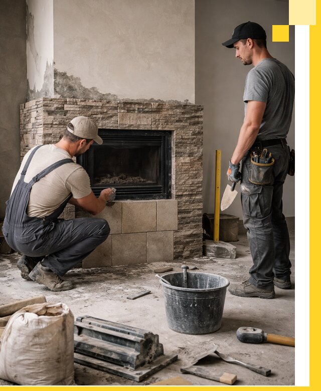 Камины под ключ в Орске: проект, изготовление и монтаж