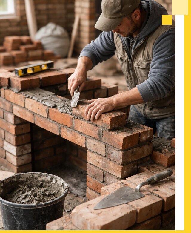 Кладка каминов под ключ в Орске профессиональная отделка и монтаж