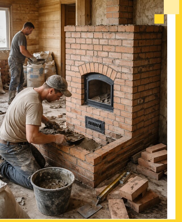 Профессиональное строительство печей в Орске под ключ