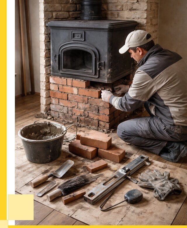 Ремонт печей в Орске от 12408 р., услуги печника ЭриданРск