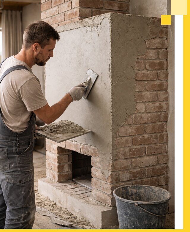 Отделка печей и облицовка каминов в Орске под ключ