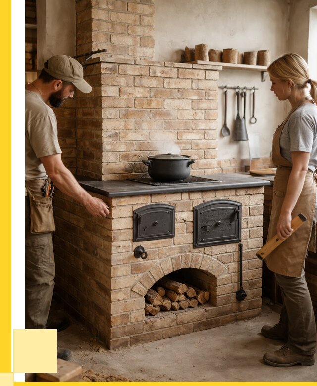 Варочно отопительные печи в Орске от 93060 р. | ЭриданРск