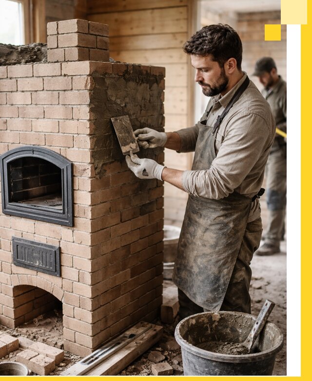 Изготовление и установка печей-шведок под ключ в Орске