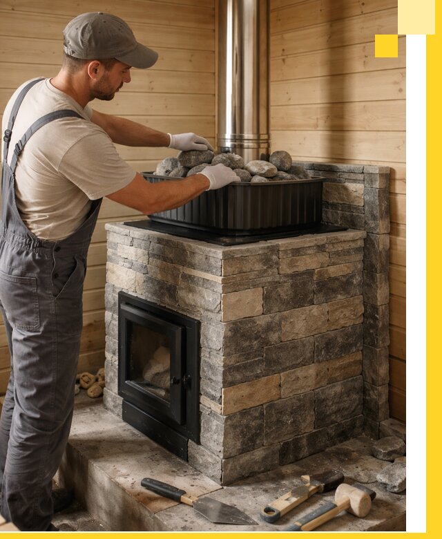 Печи для парной в Орске, производство, монтаж и обслуживание