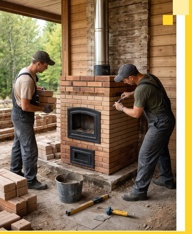 Производство и установка дачных печей под ключ в Орске