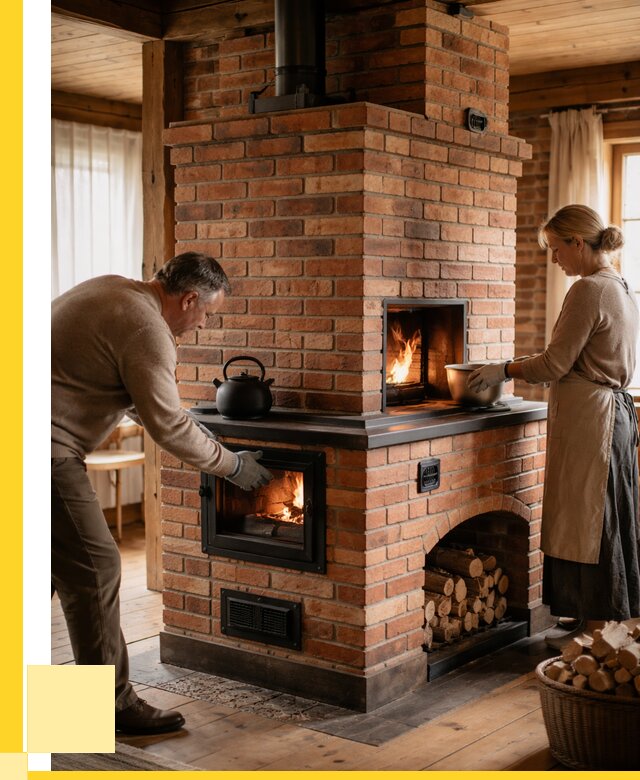 Печи для загородного дома под ключ в Орске от 82720 р. | ЭриданРск