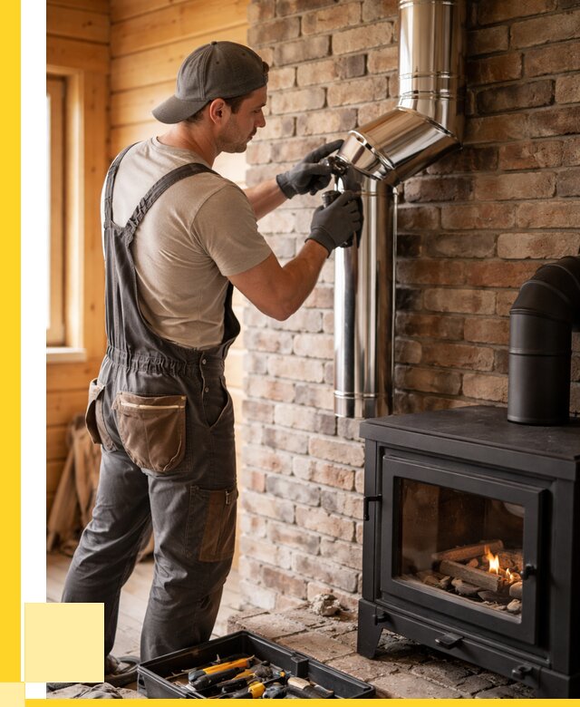 Монтаж дымоходов для печей в Орске от 7755 р. | ЭриданРск