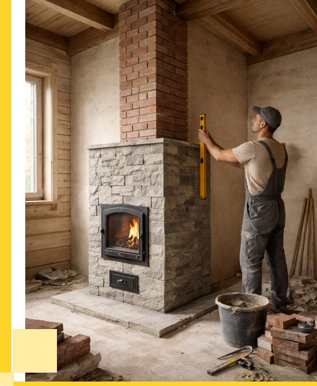 Печи и дымоходы под ключ в Орске от 46530 р., ЭриданРск