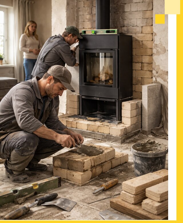 Печи и камины под ключ: проект, установка в Орске