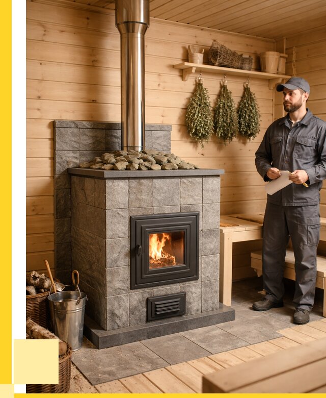 Печи для бани под ключ в Орске от 124080 р. | ЭриданРск