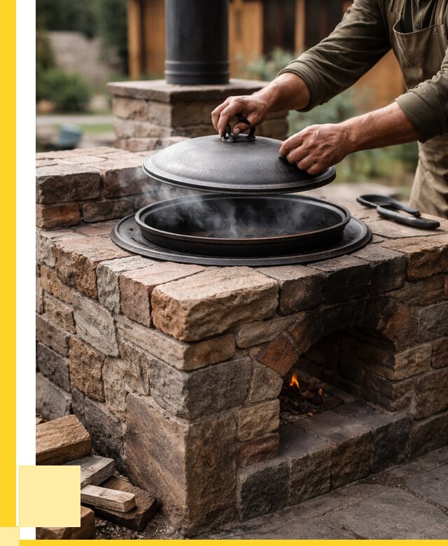 Печи для казана в Орске по цене от 18612 р. | ЭриданРск