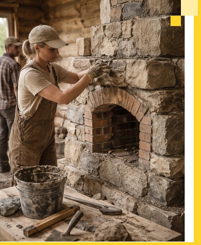 Каменные печи на заказ и монтаж в Орске, долговечные решения