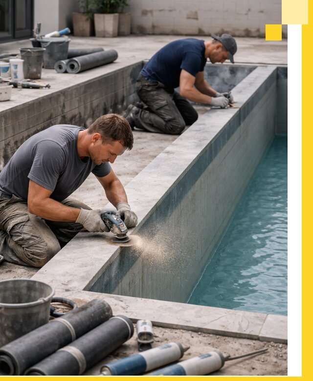 Профессиональный ремонт бассейнов под ключ в Орске