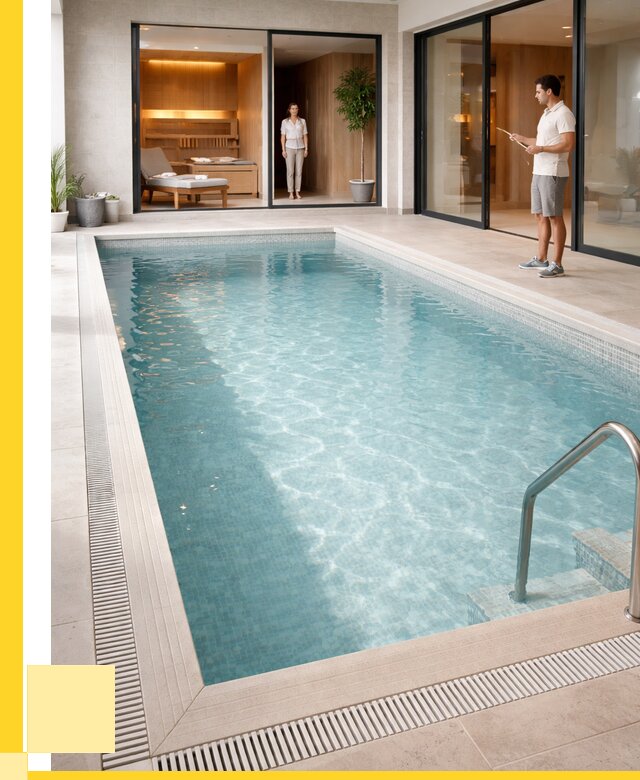 Отделка бассейна пленкой ПВХ в Орске от 3619 р. - ЭриданРск