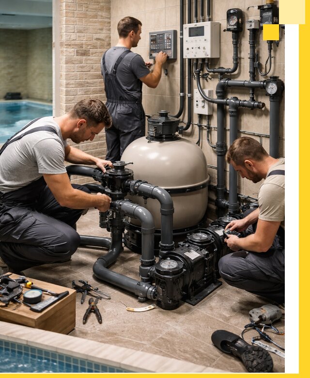 Комплексное оборудование для бассейнов под ключ в Орске