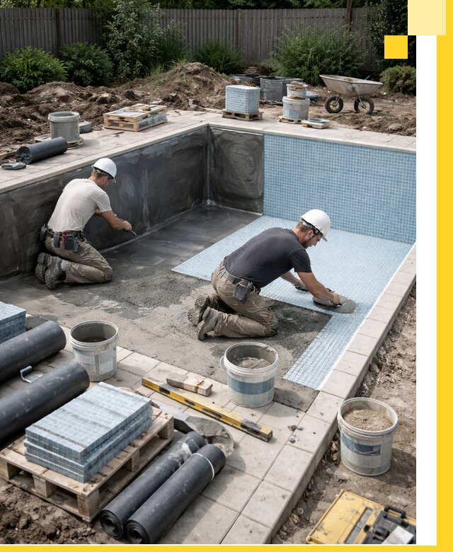 Проектирование и строительство стационарных бассейнов в Орске