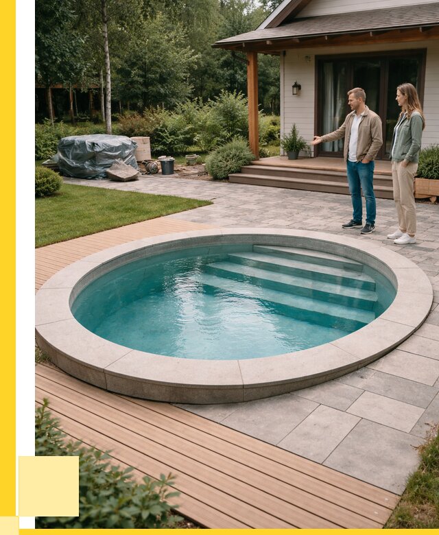 Бассейн на даче под ключ в Орске от 206800 р., ЭриданРск