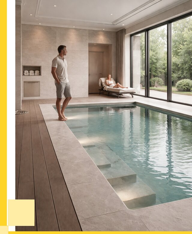 Бассейны в коттедже под ключ в Орске от 1240800 р. | ЭриданРск