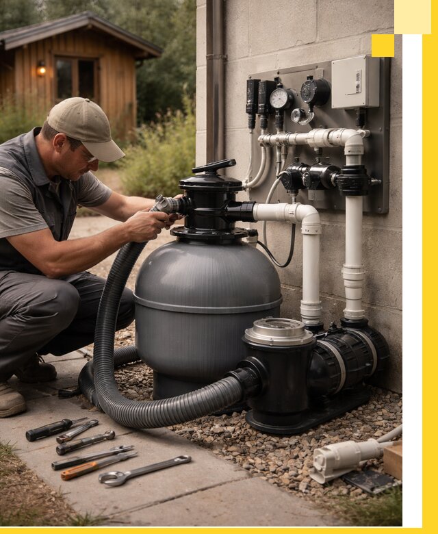 Продажа и монтаж фильтров и насосов для бассейнов в Орске