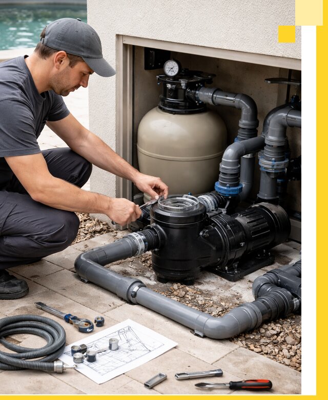 Поставка, монтаж и сервис насосов для бассейнов в Орске