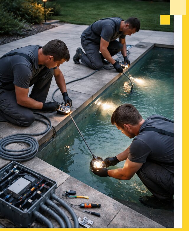 Профессиональное освещение бассейнов в Орске: дизайн и монтаж