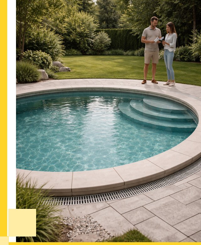 Круглые каркасные бассейны купить в Орске от 258500 р. | ЭриданРск