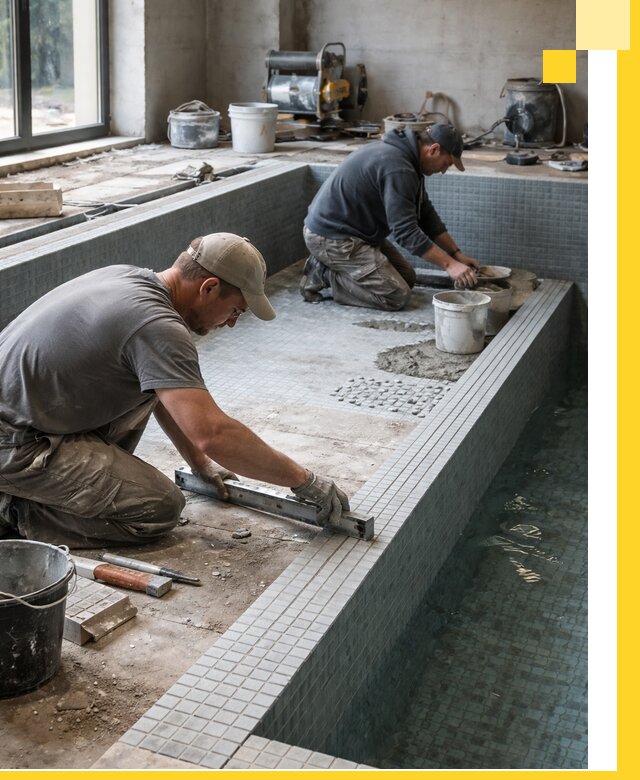 Строительство бассейна в частном доме в Орске под ключ