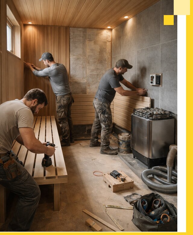 Сауны под ключ в Орске, проектирование, строительство, отделка