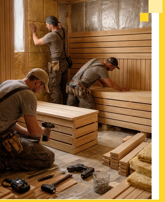 Профессиональное строительство саун под ключ в Орске