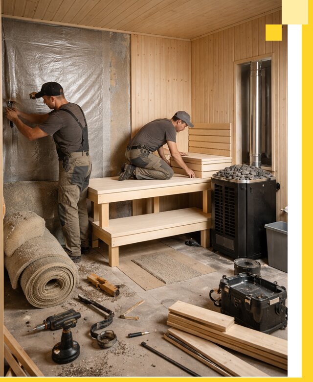 Проекты саун под ключ в Орске дизайн и строительство