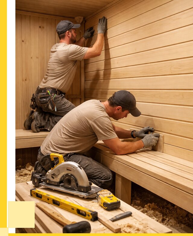 Обшивка саун вагонкой в Орске от 2585 р. | ЭриданРск