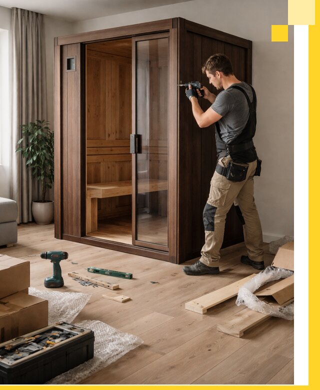 Установка и производство мини саун под ключ в Орске