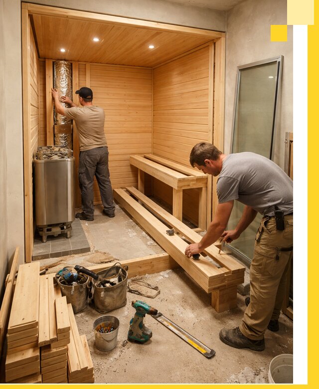 Проектирование и установка домашних саун под ключ в Орске