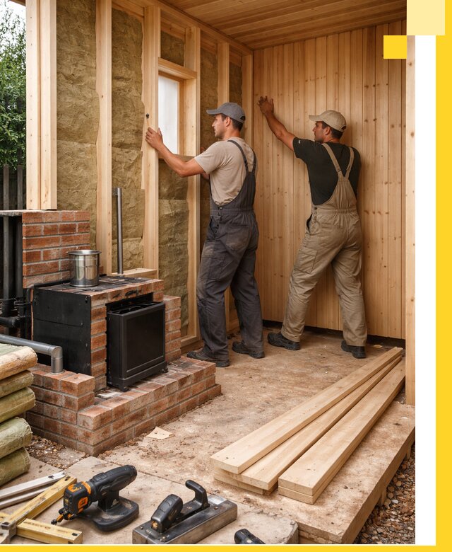 Строительство и установка дачных саун под ключ в Орске