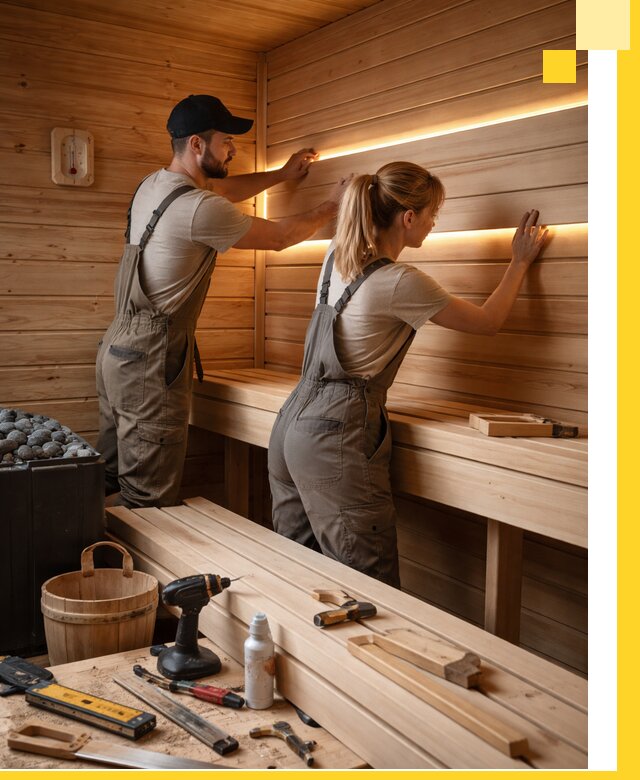 Дизайн саун и бань под ключ с индивидуальным проектом в Орске