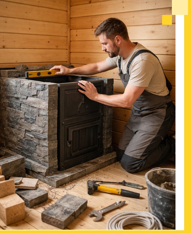 Производство и установка печей для саун под ключ в Орске