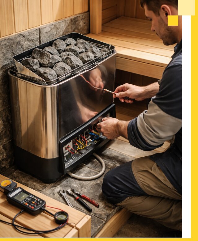 Продажа и установка электрокаменок для саун в Орске