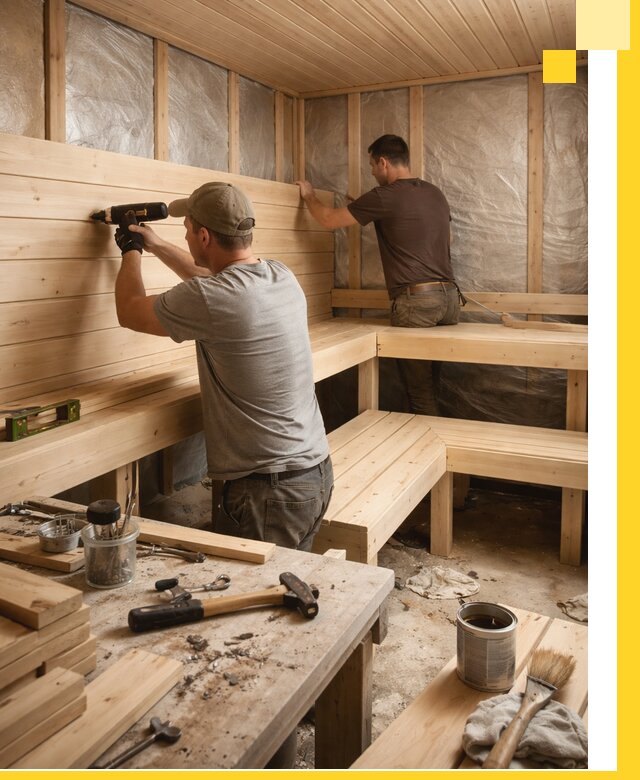 Профессиональная отделка бань и саун под ключ в Орске