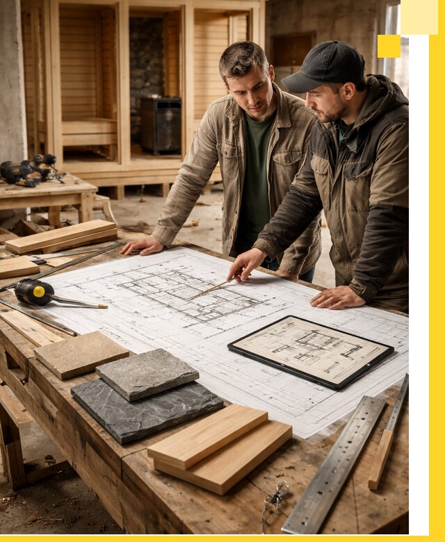 Проекты бань под ключ и планы строительства в Орске