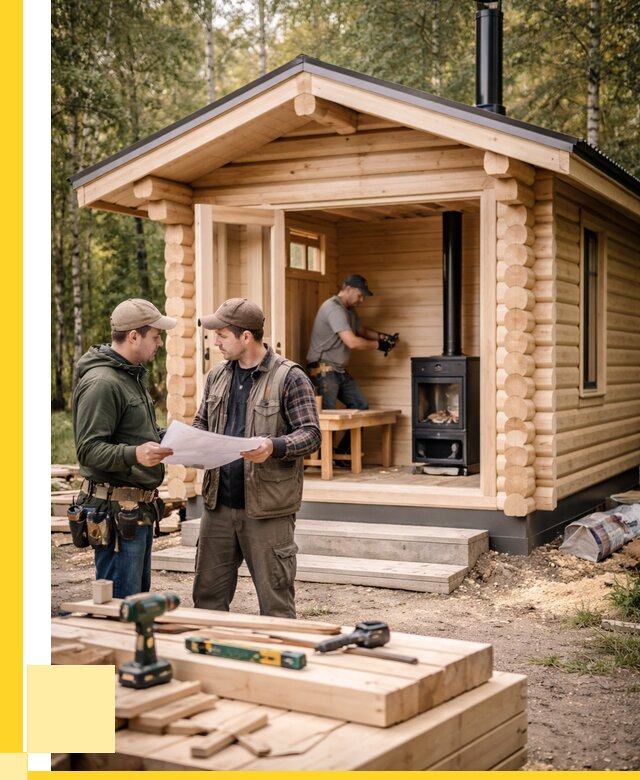 Монтаж бань под ключ в Орске — от 206800 р. | ЭриданРск