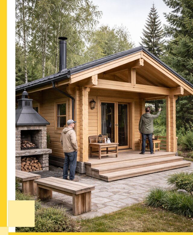 Деревянные бани под ключ в Орске от 465300 р. | ЭриданРск