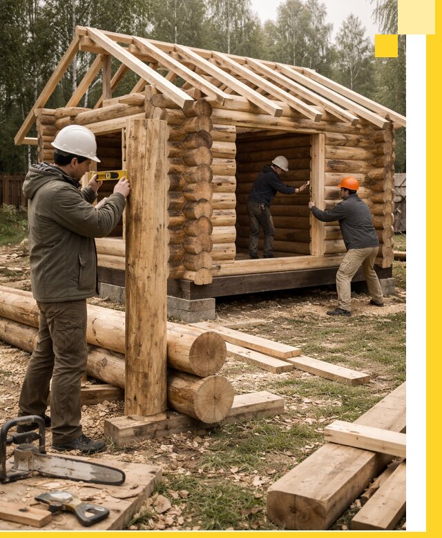 Строительство бань для дачи под ключ в Орске с доставкой и монтажом