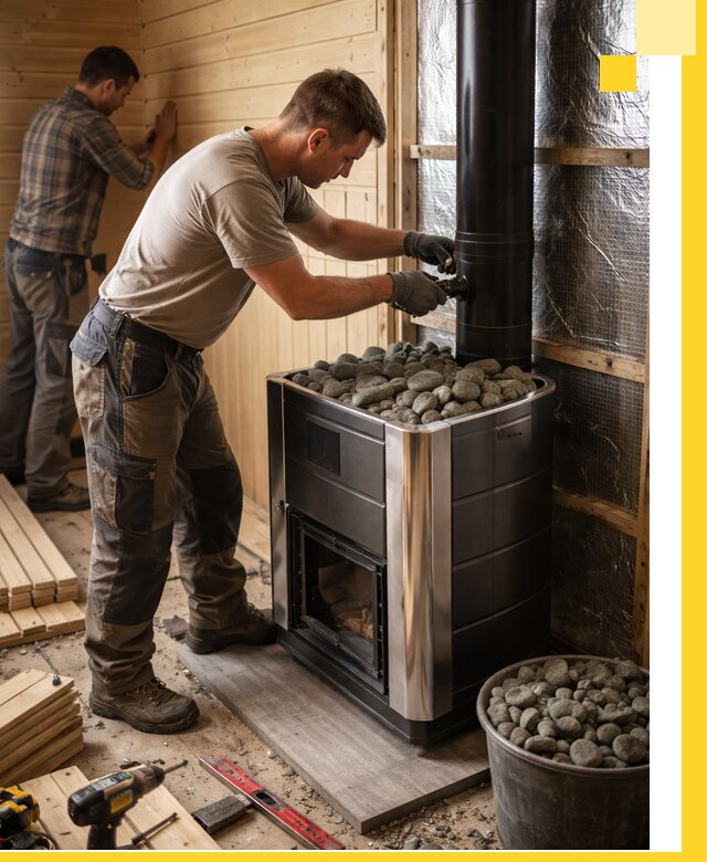 Проектирование и строительство парилок для бани в Орске под ключ