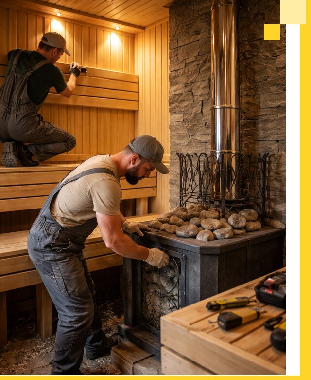 Комплексный дизайн бань, саун и зон отдыха в Орске