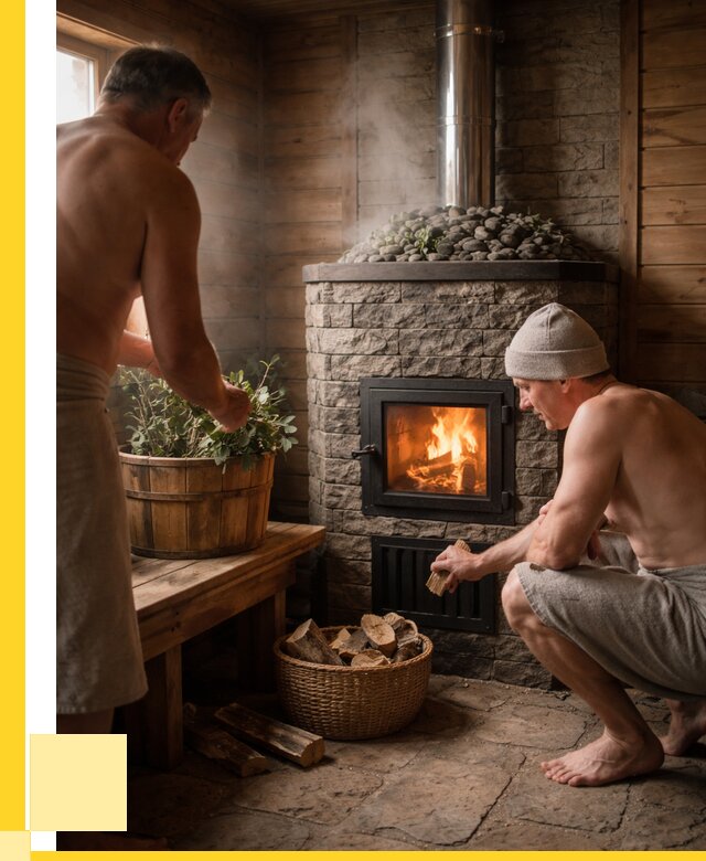 Банные печи под ключ в Орске от 46530 р. | ЭриданРск кирпичная