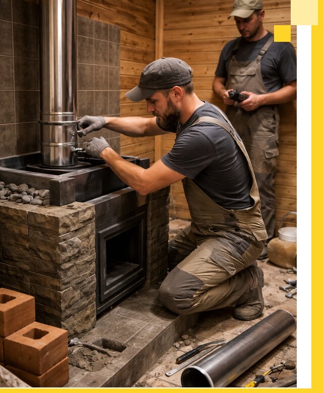 Изготовление и установка банных печей под ключ в Орске