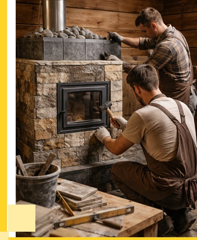 Облицовка банной печи в Орске от 15510 р. | ЭриданРск